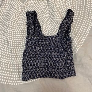 Tube top with straps